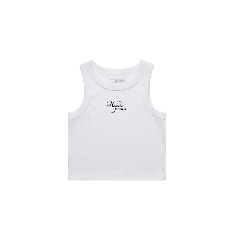 ◆Attends◆ Attends for cuteness tank top White 0091 Heaven White Tank | PinkPantheress Shop